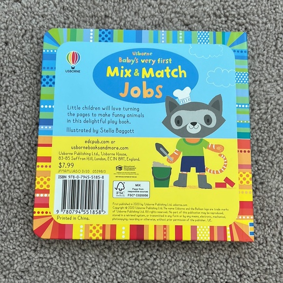 USBOURNE Baby’s very first mix and match jobs - Picture 2 of 2